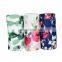 Watercolor floral print oversized Swaddle Blanket Super Soft Large Swaddle Blanket 80*80cm 6colors choose free