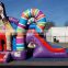 Candyland Sugar Shack Bounce House Commercial Inflatable Bouncer With Water Slide