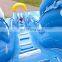 Inflatable Wave Slide Dry Bouncer Home Backyard Bounce Castle Slides For Children