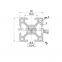 SHENGXIN   T slot AR3030 Industrial Aluminium Extrusion Proiles