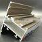 Champagne  Anodized Industrial Decoration Aluminum Profiles for doors