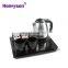 Honeyson electric kettle for hotel stainless steel Electric Kettle Tray Set 1.2L B-H1202