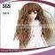 long dark brown girl doll shaggy wig maker