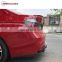 3 Series F30 F35 Car Rear Back Bumper Lip Diffuser Carbon Fiber Material Spoiler Automobile Tail  Splitter Accessories Protector