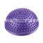 Foot Massage Ball PVC Inflatable Yoga Balls Anti-Slip Half Point Fit Balance Ball for Gym Fitness Pilates