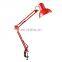 Hot Selling Industrial Red Eye Protection Table Lamp Metal Long Arm Foldable Table Lamp