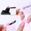 Two Sides Brush Dual Ended Acrylic Extension Builder Stainless Spatula Nail Art Gel Brush