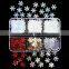 Best Selling Wholesale 6 Grid DIY Snowflake Shape Laser Shining 3D Holographic Nail Art Glitter Sequin Snowflakes Christmas