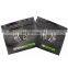 Custom Printed wholesale heat seal 4 x 6 inch mylar bag matte black foil mylar smell proof bags