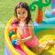 High quality children kids outdoor big inflatable castle backyard playground water park slides combo inflatable swimming pool