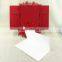 Wholesale Red With Ribbon Nice Design Wedding Invitation Card Laser Cut
