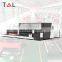 T&L Brand CNC high quality 1530 Fiber laser cutting machine with pipe cutting
