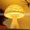 3D Mushroom Night Light Touch Control 2 Colours LED Table Light USB Rechargeable Table Lamp