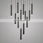 Modern Led Pendant Lamps Long Column Lamp Restaurant Shop Hotel Reception Cob Ceiling Spotlight