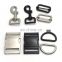 Custom Bag Handbags Hardware 20mm Dog Snap Hook Brushed Bronze Metal D Ring Adjustable Strap Pin Buckle for dog collar