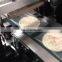 electric stainless croissant pizza dough bread tortilla pancake horizontal flow pack wrapping packaging machine 12 inch