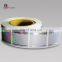Hologram Anti forgery Label with Bar code & QR Code printing
