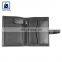 High Quality Black Custom Logo RFID Leather Wallet for Men at Best Price