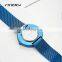 SINOBI Hollow Out Dial S9801G Men Creative Watch Wrist Sapphire Mesh Band Handwatch Youth Unique Design Male Watches