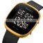 SKMEI 1843 top selling digital silicone plastic watches stainless steel caseback japan movement watch men chronograph