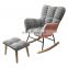 Luxury single recliner sofa reclinable rocking chair living room chairs leisure lounge chair ottoman living room furniture