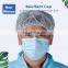 Disposable non woven mob cap / clip cap / hairnet