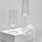 Luxury Popular Transparent Clear Vertical Ribbed Wine Glass Decanter For Wedding