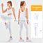 New Arrival Workout Outfit Ruched Drawstring Yoga Bra Wavy Leg Legging Gym Fitness Sets Women