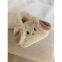 37Cute rabbit bag plush bag cartoon children's girl bag diagonal bag furry autumn wholesale