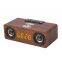 K1 Wood Bluetooth Lautsprecher Wecker mit kabellosem Ladeger?t, multifunktionaler Subwoofer für Computert Lautsprecher