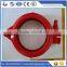 rubber coated pipe Clamp (Concrete pump parts, pipe, elbow, reducer, rubber hose, cylinder