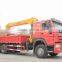 howo 6*4 18T crane truck gets up with the heavy and transport vehicle truck with loading crane