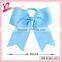 China supply wholesale 6 inch large ribbon bow hair pony holder with elastic band (XH11-8071)