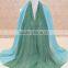 Wholesale Oversized Two-tone Viscose Muslim Arab Head Scarf Quality Choice