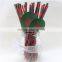 Christmas Decorations Wholesale Snowman Christmas Drinking Paper Straws with tags