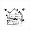 Welcome Sweet Home Decoration Wall Decals ZYVA-8253-NA Decorative Removable Vinyl Wall Stickers for Home