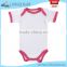 PF-MS-9010 blank plain cotton baby onesie with snaps