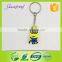 Wholeale factory price OEM design pvc rubber keychain