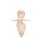 Fashion Leather and Mesh Collage Patent Leather Piping Blade Heel Shoes Women