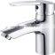 Bathroom design wash basin faucet brass body zinc alloy handle
