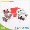 3d lenticular christmas tags with string