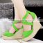 Open Toe Summer Style Women Sandals Lace Up Ladies Shoes Women Wedge Sandals Cutouts Gladiator Sandals Women Zapatos Mujer                        
                                                Quality Choice