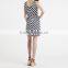 Designed stripes/latest fashion/elegant skirts for women with attracting red belt