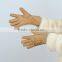 Ladies double face lammy winter leather gloves