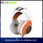 Super bass stereo gaming vibration earmuff headphones