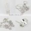 Hot sale factory direct sale rhinestone butterfly bracelet with ring chian A0085