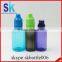 50ml PET plastic bottle with dropper cap for e-cigarette liquid