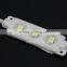 Injection molding LED Module 12V 5050 0.72W 60lm with 5 years warranty LED Light module