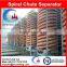 Glass fiber reinforced plastic spiral chute