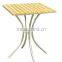 2016 new steel frame dinner table used outdoor